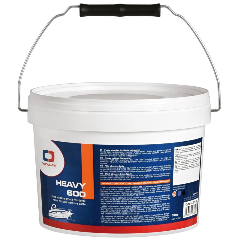 Osculati Heavy 600 coarse abras.paste 3 kg white